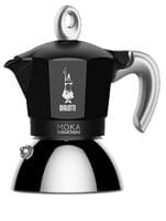 Bialetti Moka Induction - Moka pot - 0.4 L - Black,Silver - Aluminum - 2 cups - Polypropylene (PP)