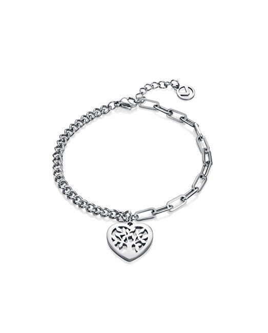 Fashionable steel bracelet with tree of life Kiss 15106P01000