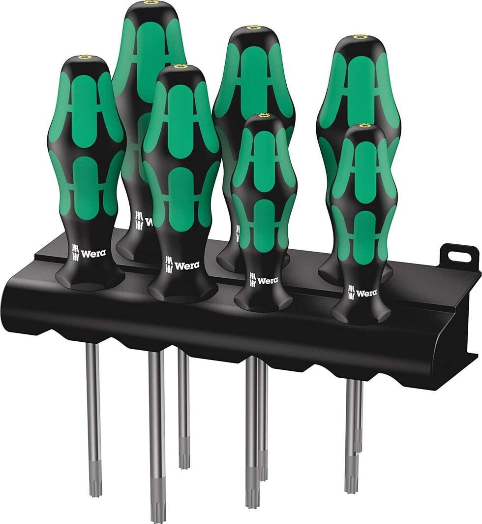 Отвертка Wera WERA 367/7 TORX HF Kraftform Plu Schraubendrehersatz mit Haltefkt