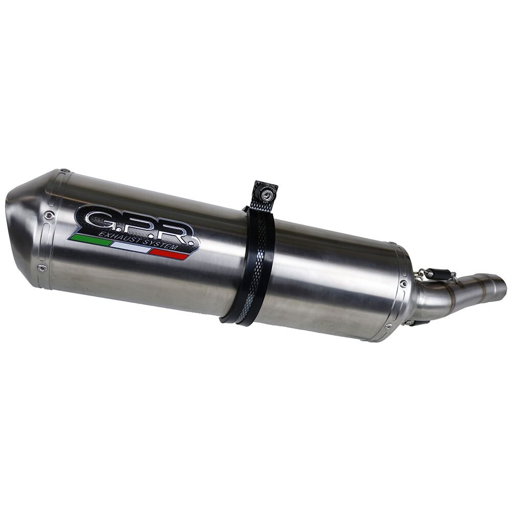 GPR EXHAUST SYSTEMS Satinox Slip On Griso 1200 8V 07-16 Homologated Muffler