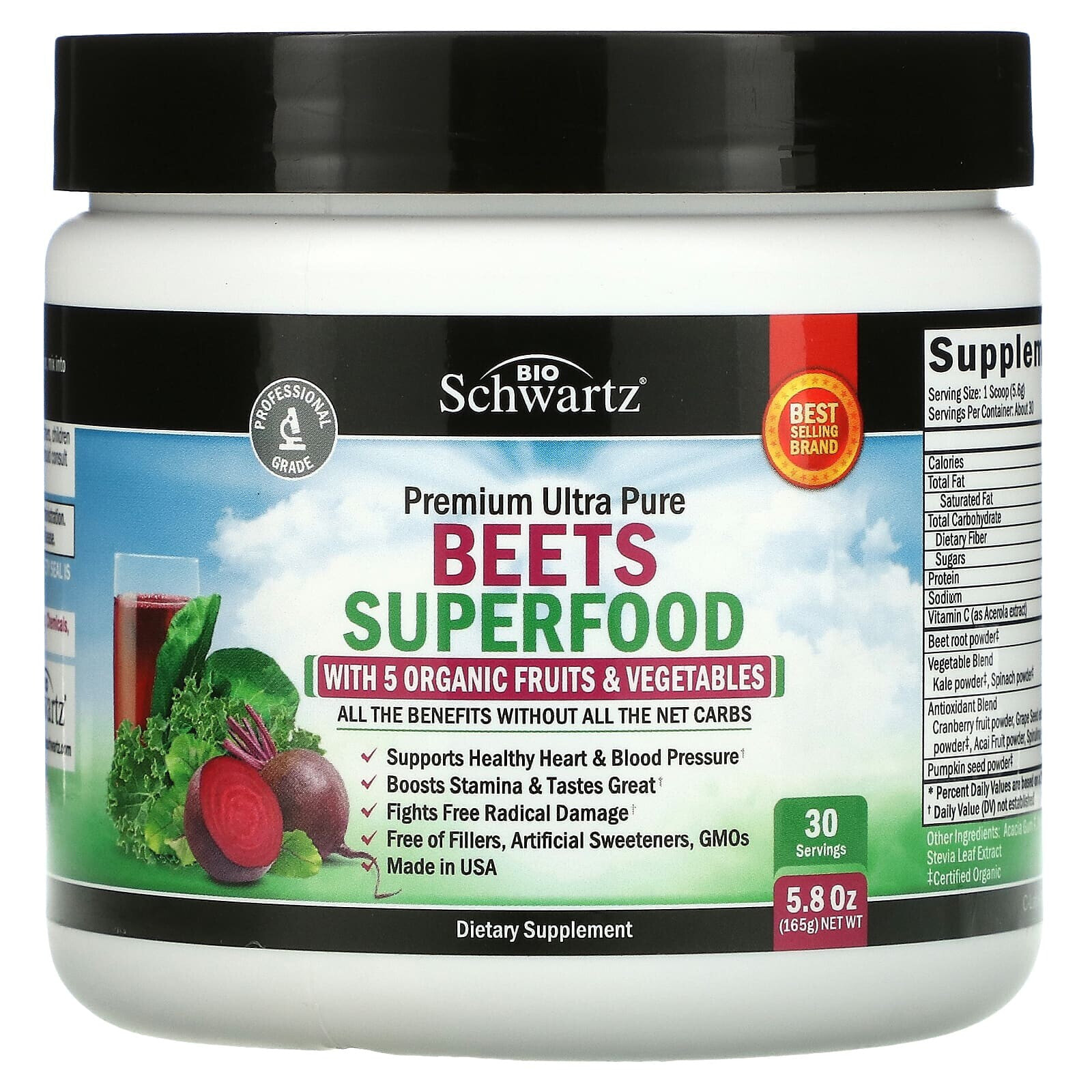 Beets Superfood, 5.8 oz (168 g)