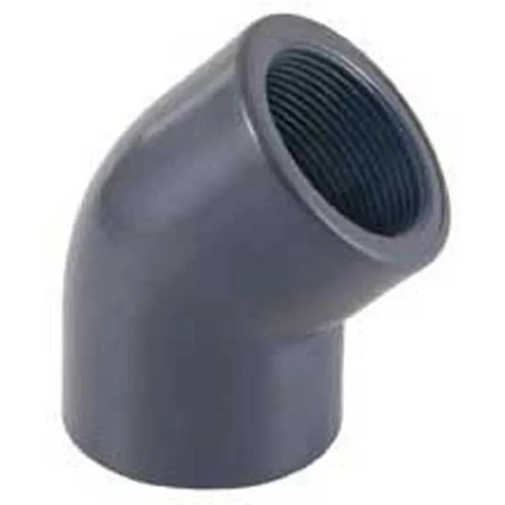 CEPEX 01765 45º PVC Ø40 elbow solvent socket x BSP female thread