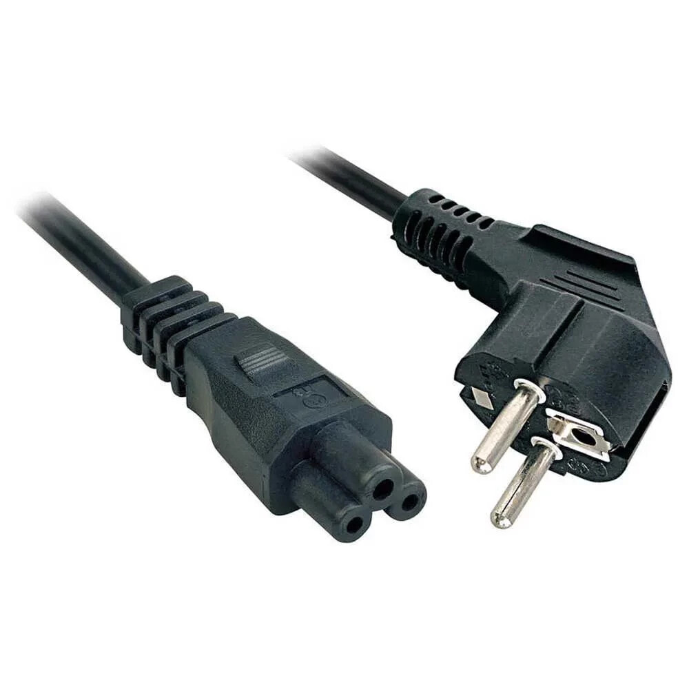 LINDY Schuko IEC C5 Power Cord 2 m