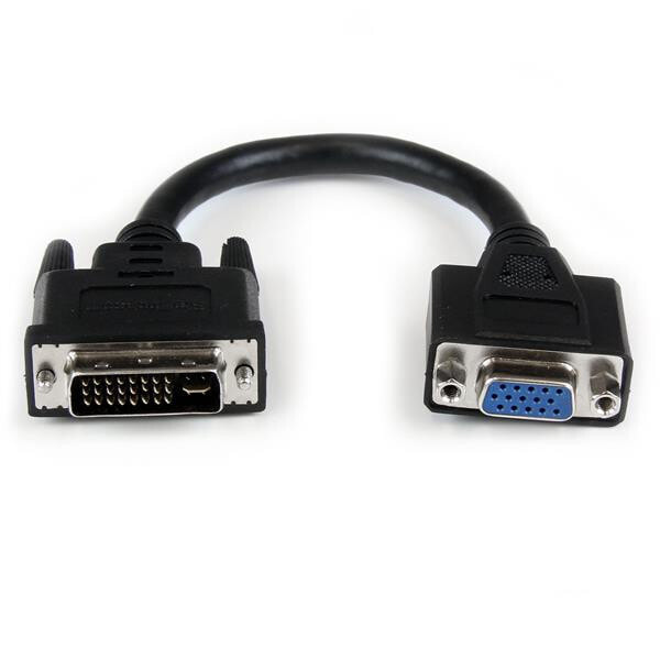 StarTech.com DVIVGAMF8IN кабельный разъем/переходник DVI-I VGA Черный