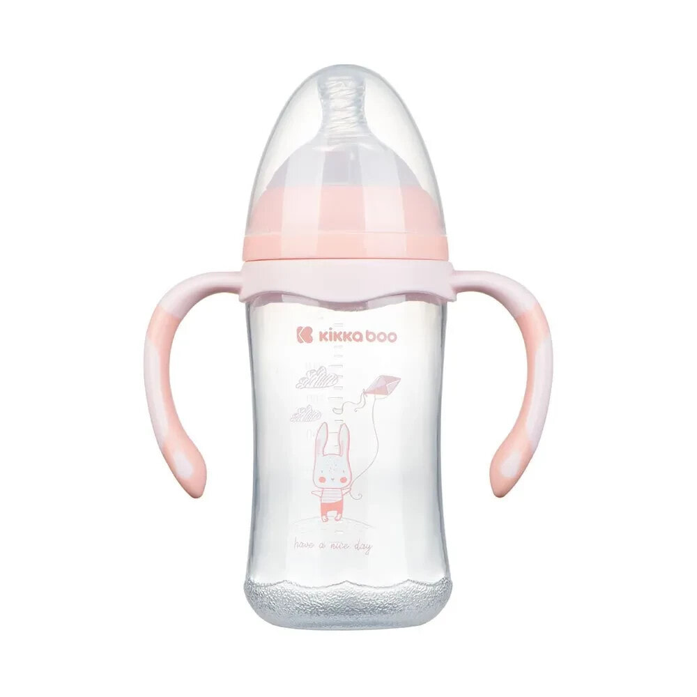 KIKKABOO Pp 260ml Rabbit Peach Feeding Bottle