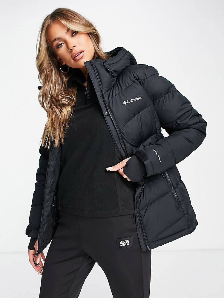 Columbia – Ski Abbott Peak – Isolierte Jacke in Navy und Gelb