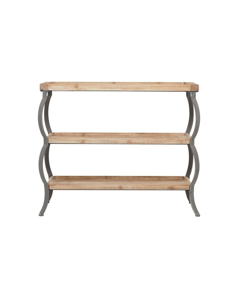 Rosemary Lane iron Rustic Console Table
