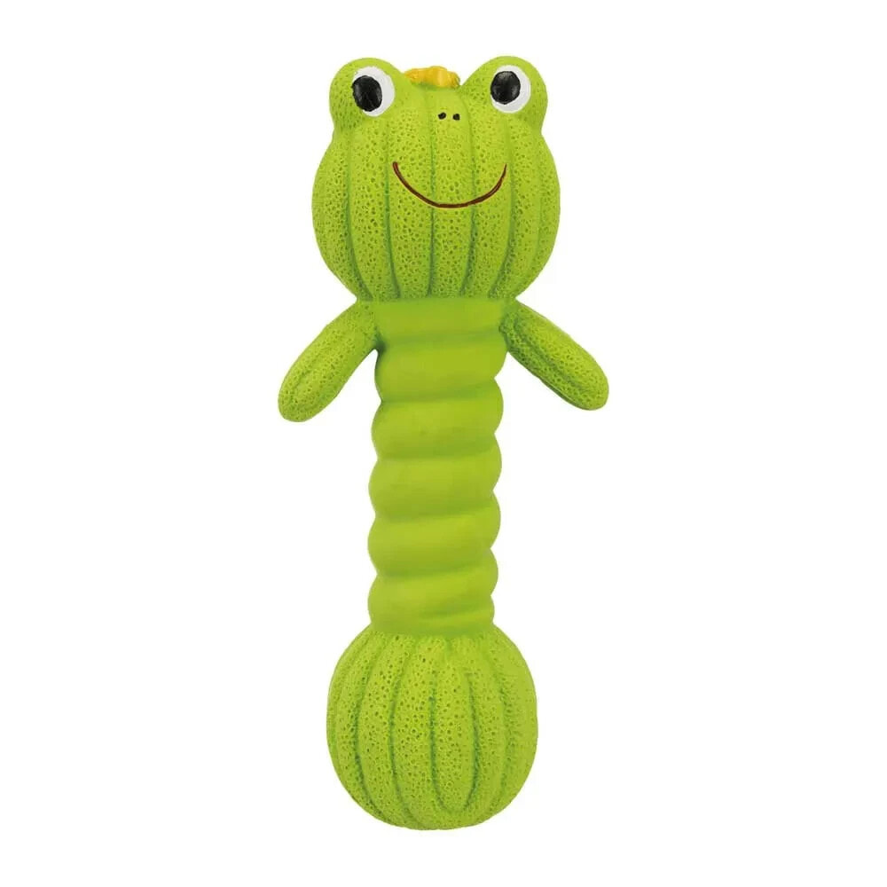 TRIXIE Latex Frog Dumbbell 18 cm