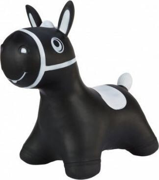 Tootiny Jumper a black cardboard horse