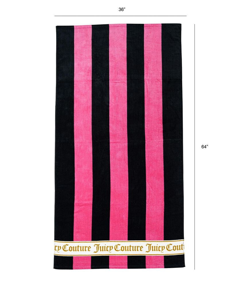 Juicy Couture cabana Stripe Beach Towel, 36