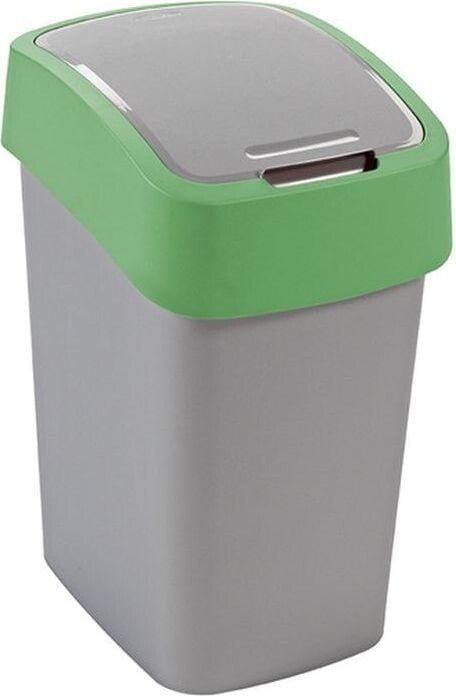 Curver Pacific Flip waste bin for segregation tilting 10L green (CUR000227)