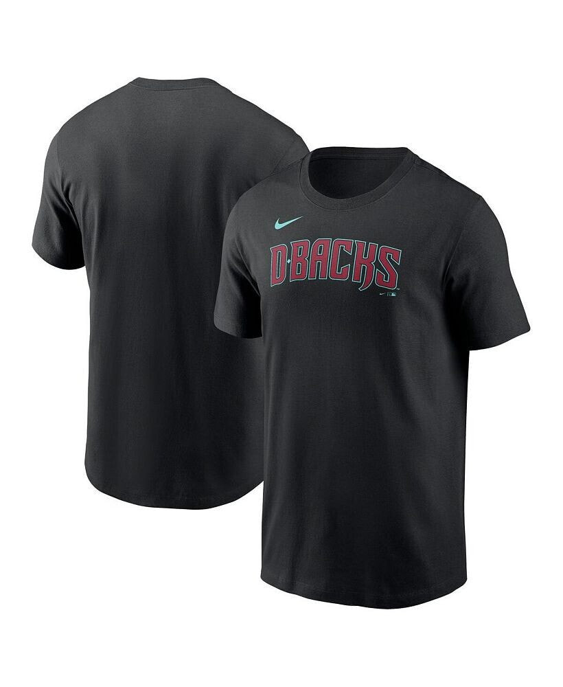 Nike men's Black Arizona Diamondbacks Wordmark T-shirt