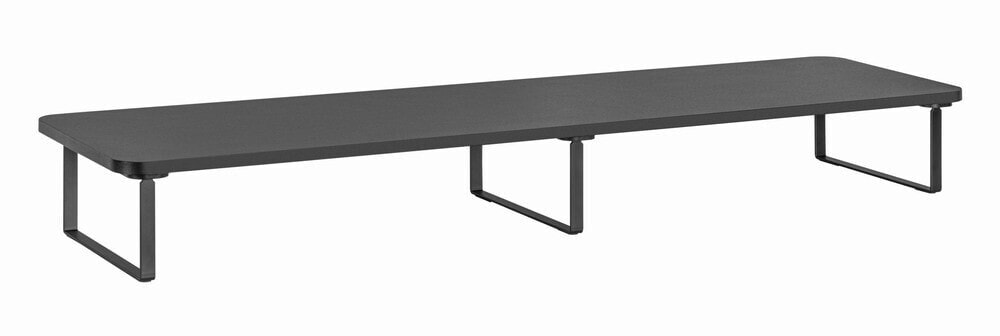 MS-TABLE2-01 Monitor stand for 2 monitors long rectangle black