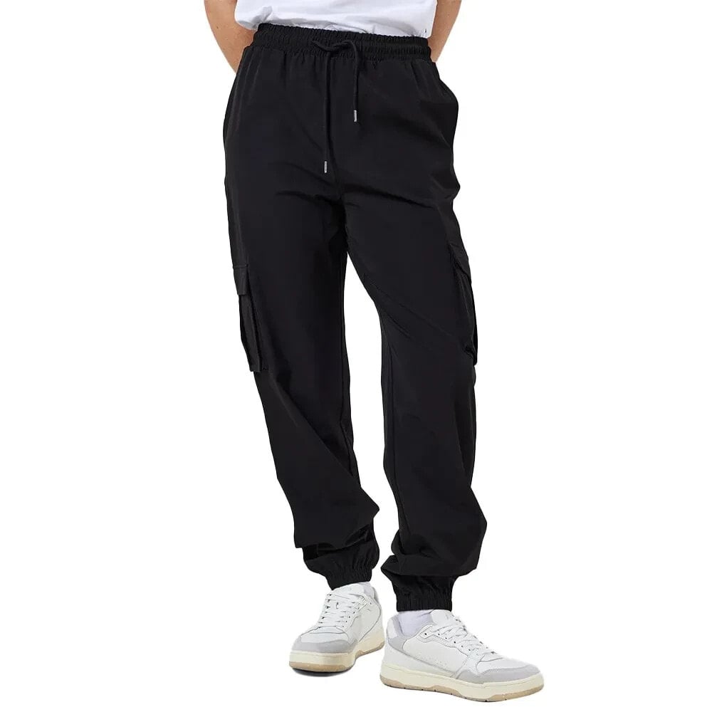 NOISY MAY Kirby Woven High Waist Cargo Pants