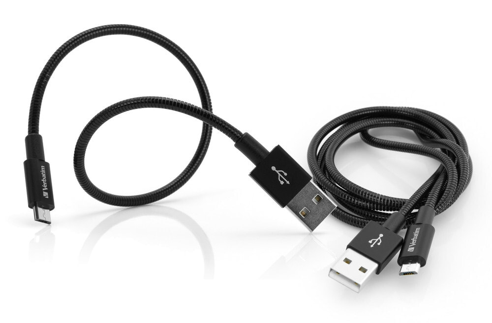 Verbatim 48875 USB кабель 1 m 3.2 Gen 1 (3.1 Gen 1) Micro-USB A USB A Черный