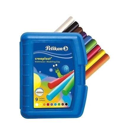 Pelikan 622415 смесь для лепки и гончарного ремесла Модельная глина Черный, Синий, Коричневый, Зеленый, Оранжевый, Красный, Фиолетовый, Белый, Желтый 300 g 1 шт