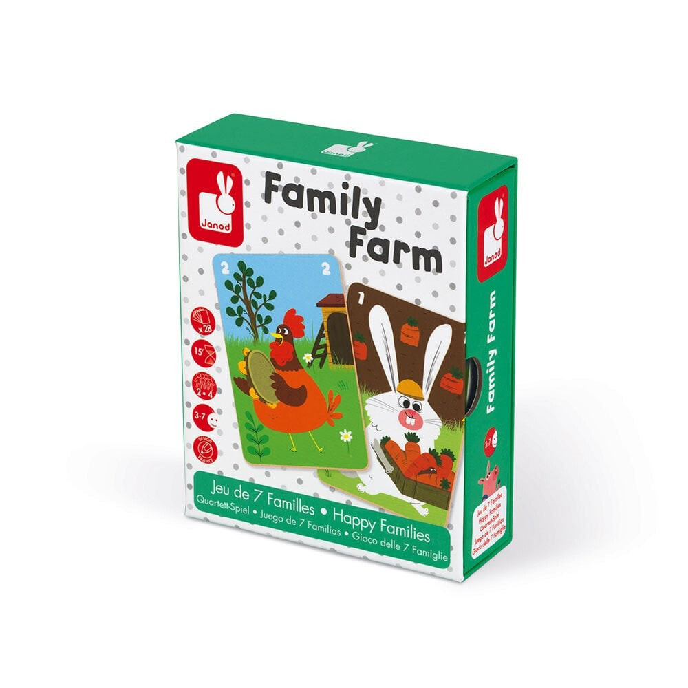 JANOD Happy Families Family Farm Board Game