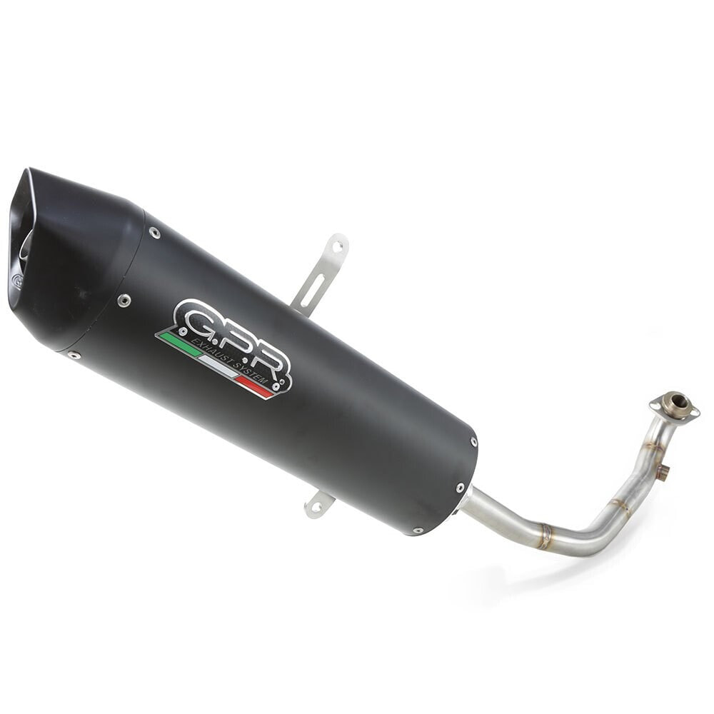 GPR EXHAUST SYSTEMS Furore Nero Yamaha N-Max 155 e4 17-20 Not Homologated Full Line System
