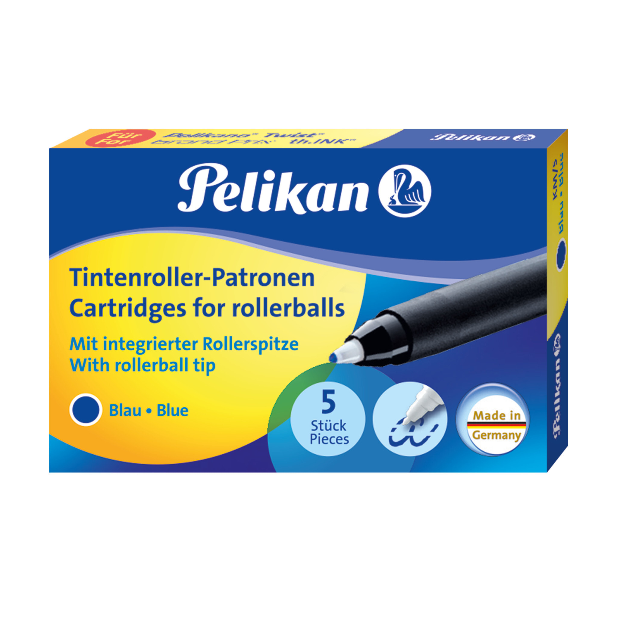 Pelikan inktpatroon 4001 стержень для ручки Синий Средний 10 шт 946251