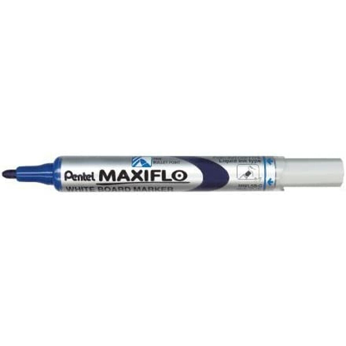 Жидкие маркеры Pentel Maxiflo MWL-5S Синий (12 Предметы)
