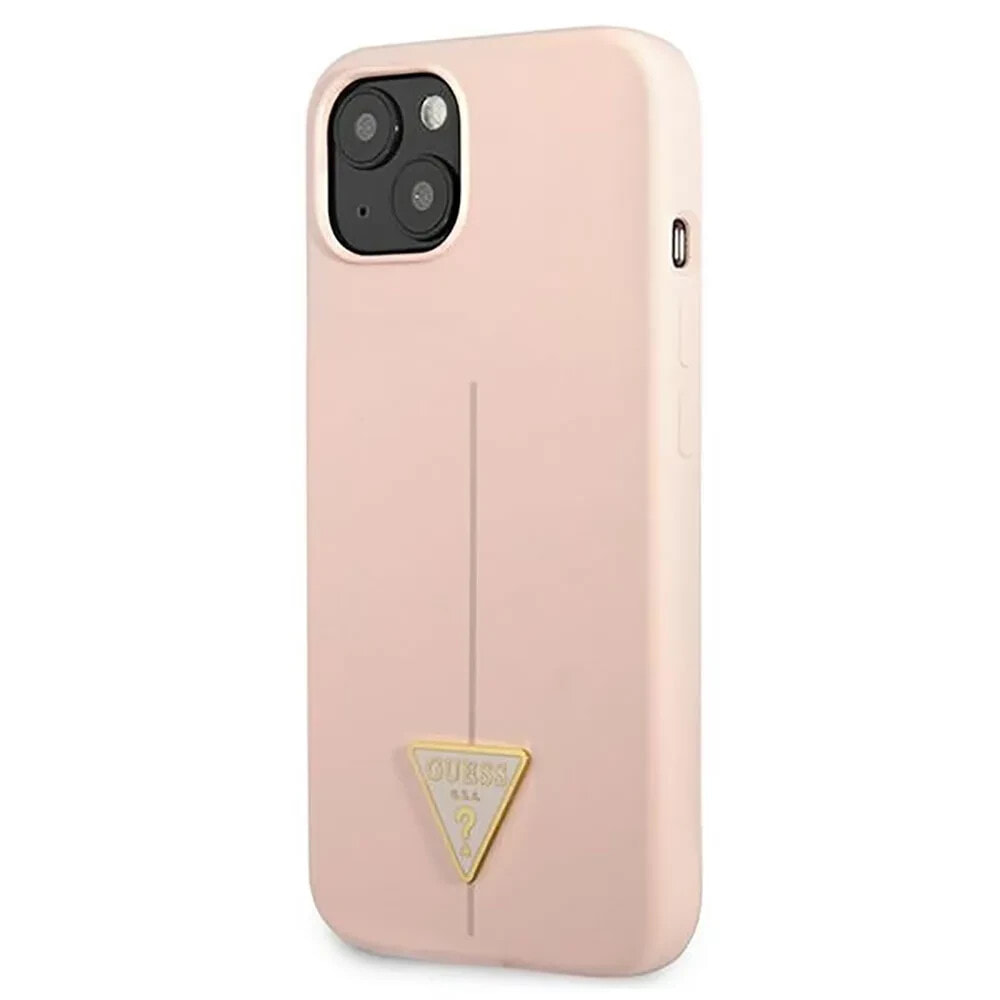 GUESS Guhcp13Ssltgp iPhone 13 Mini 5.4 Silicone Triangle phone case