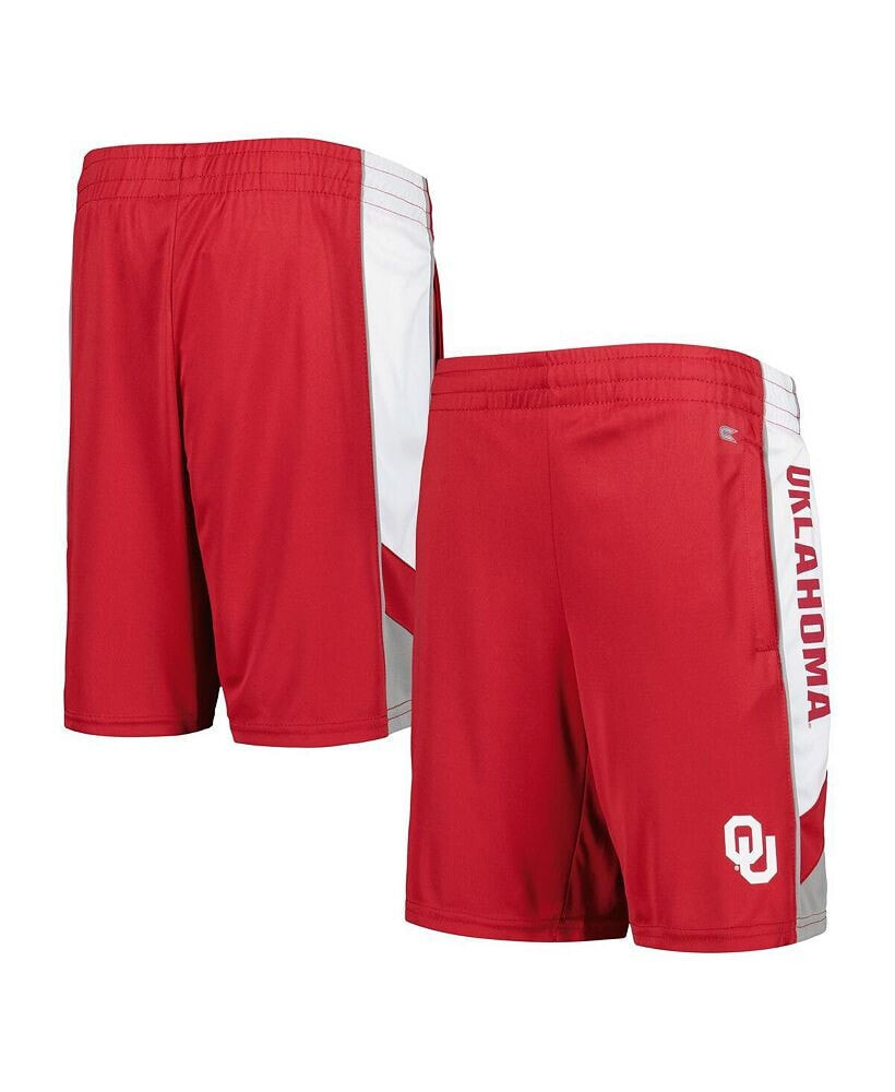 Colosseum big Boys Crimson Oklahoma Sooners Pool Side Shorts