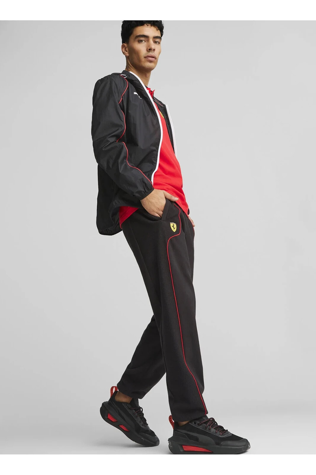 Siyah Erkek Eşofman Altı 53816501 Ferrari Race Sweat Pants