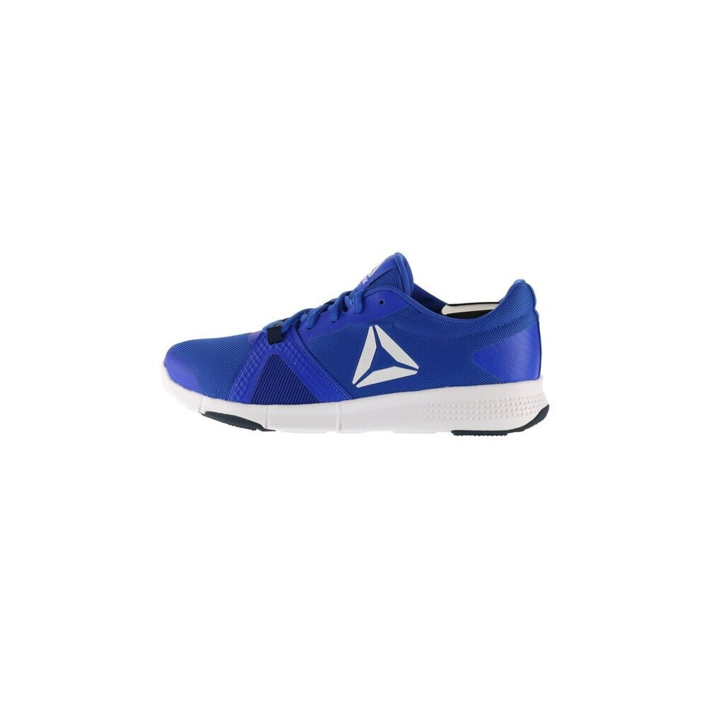 Мужские кроссовки спортивные для бега синие низкие демисезонные Reebok Flexile