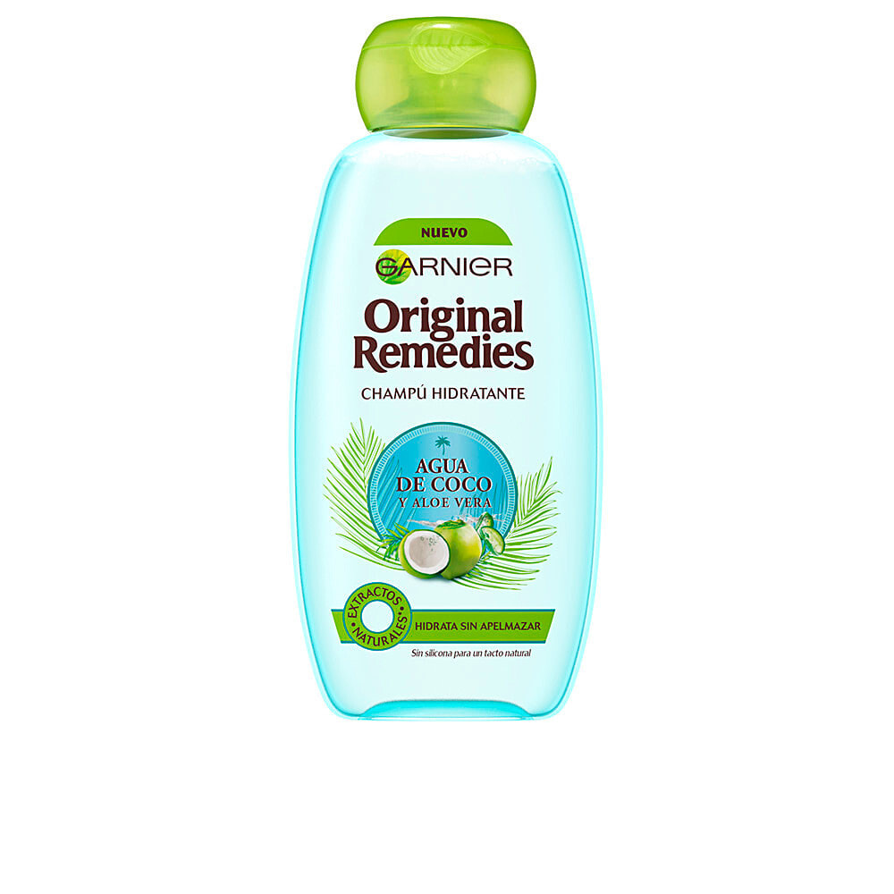 Garnier Original Remedies Coconut Water Shampoo Увлажняющий шампунь с кокосовой водой и алоэ вера 300 мл