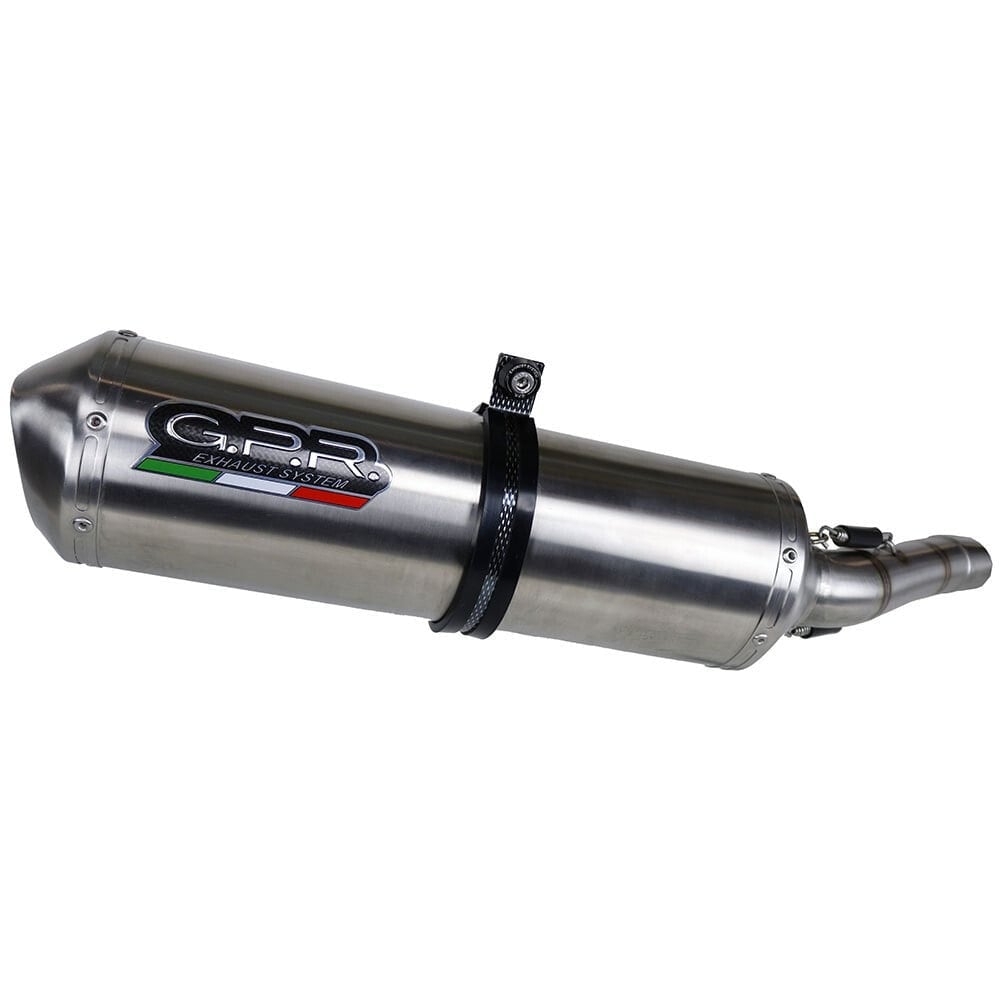 GPR EXHAUST SYSTEMS Satinox Slip On ER 6 N/F 05-11 Homologated Muffler