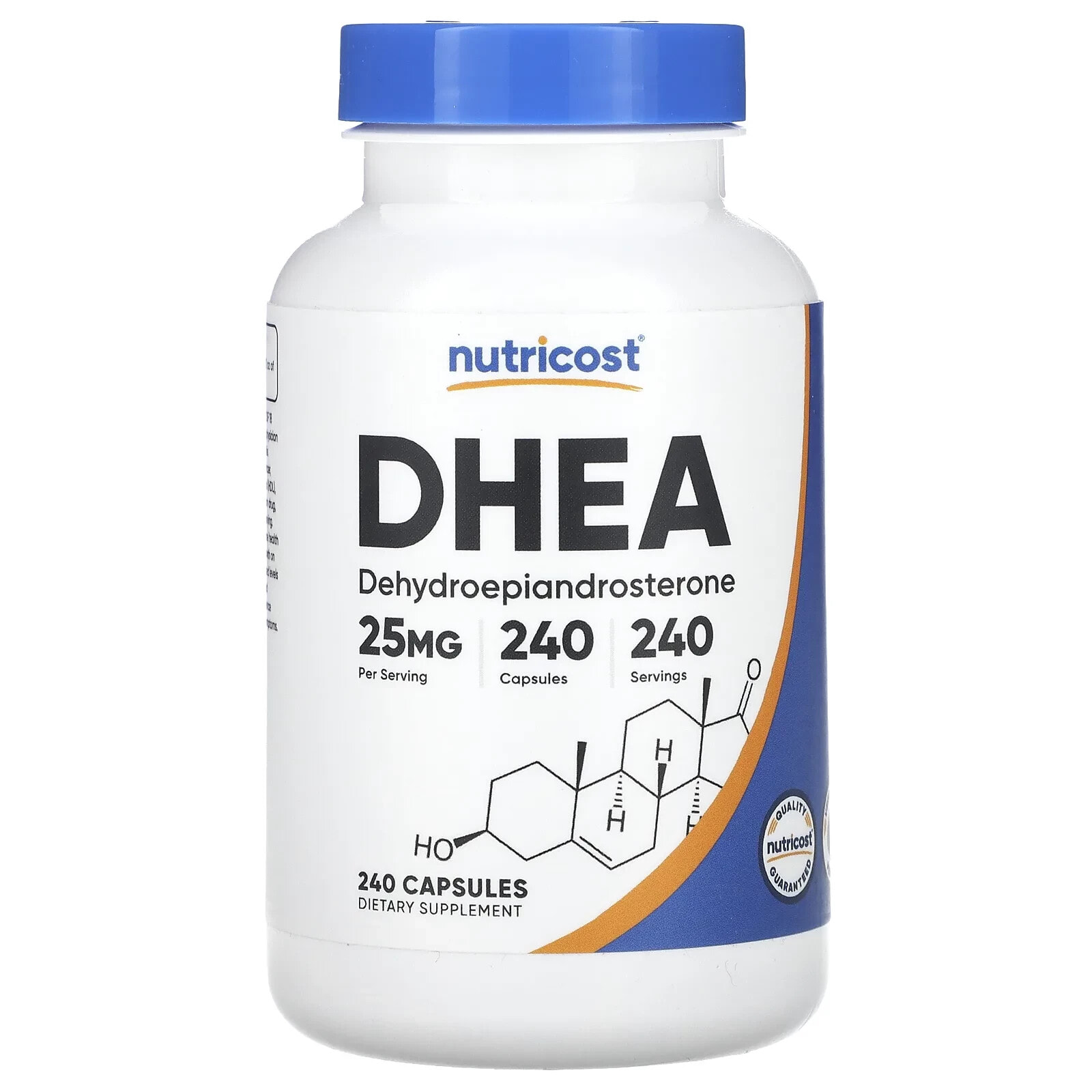 Nutricost, DHEA, 50 mg, 120 Capsules