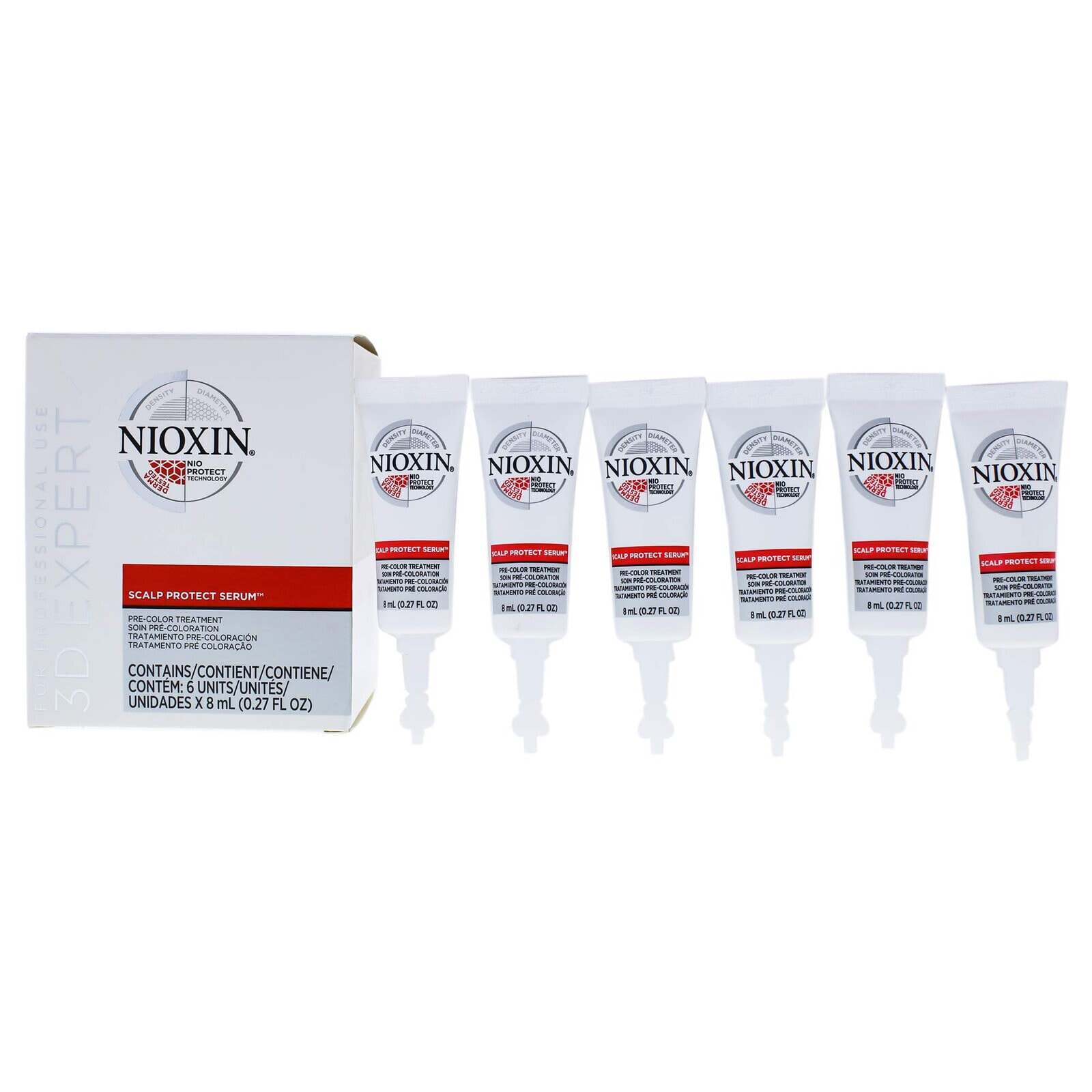 Nioxin 3D Expert Skin Scalp Protect Serum  Сыворотка для защиты кожи головы 6 x 8 мл