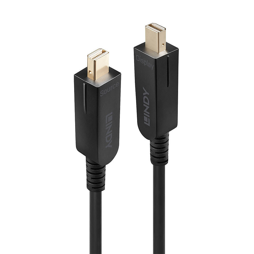 Lindy 38482 DisplayPort кабель 30 m Mini DisplayPort Черный
