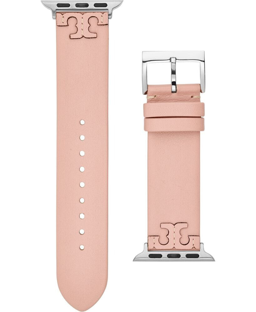 Tory Burch women's McGraw Blush Band For Apple Watch® Leather Strap 38mm/40mm