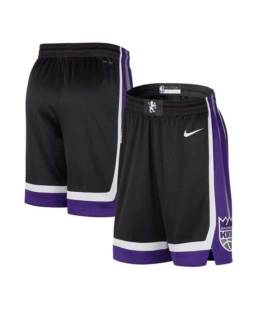 Nike men's Black Sacramento Kings Swingman Icon Edition Shorts