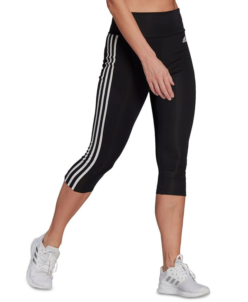 adidas women's AEROREADY High-Waist Cropped Leggings