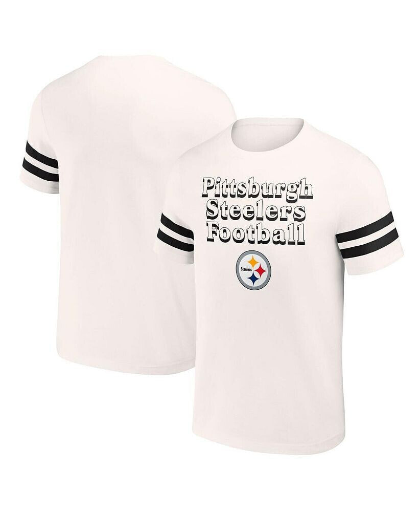 Fanatics men's NFL x Darius Rucker Collection by Cream Pittsburgh Steelers Vintage-Like T-shirt