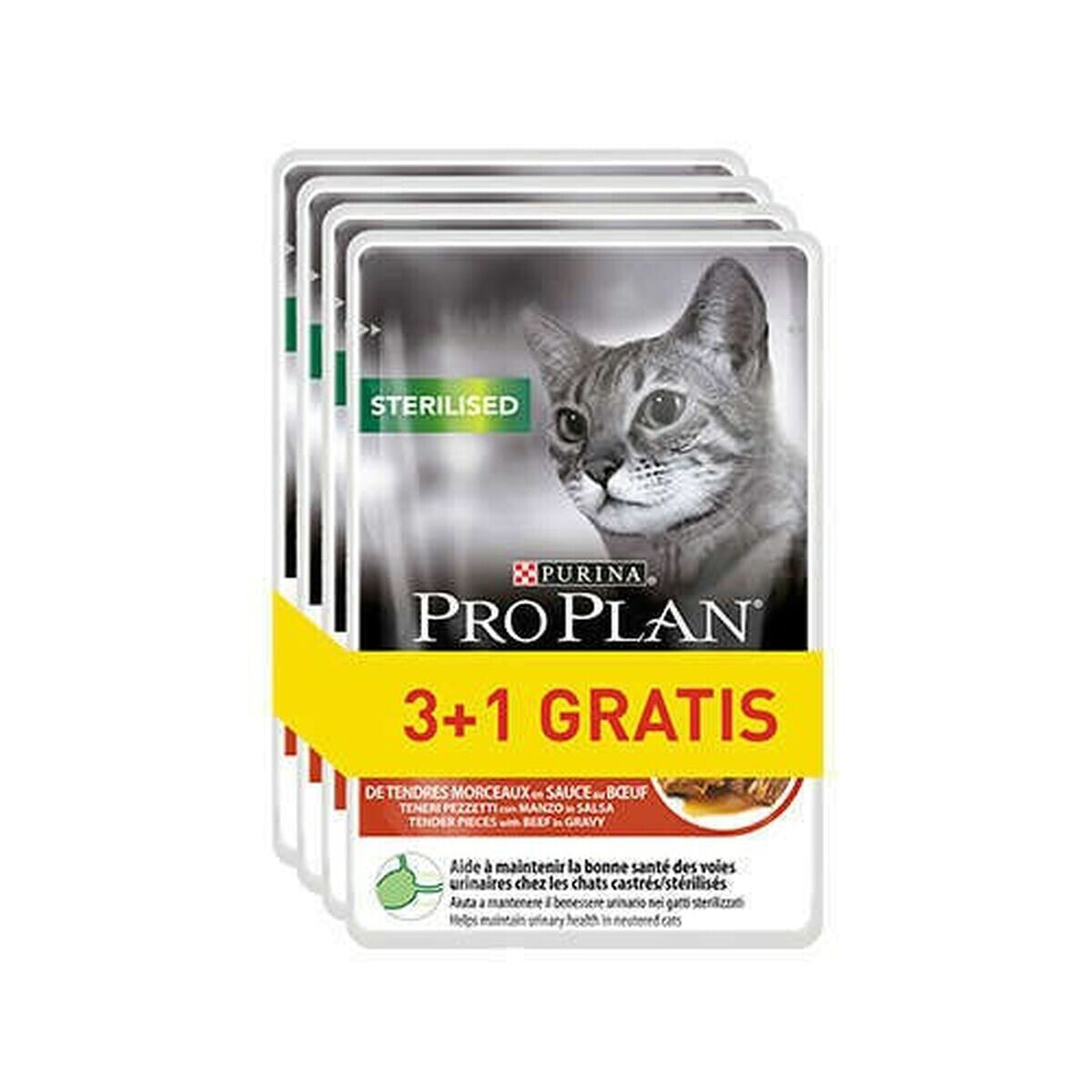 Корм для котов Purina Pro Plan Sterilised индейка 4 x 85 g