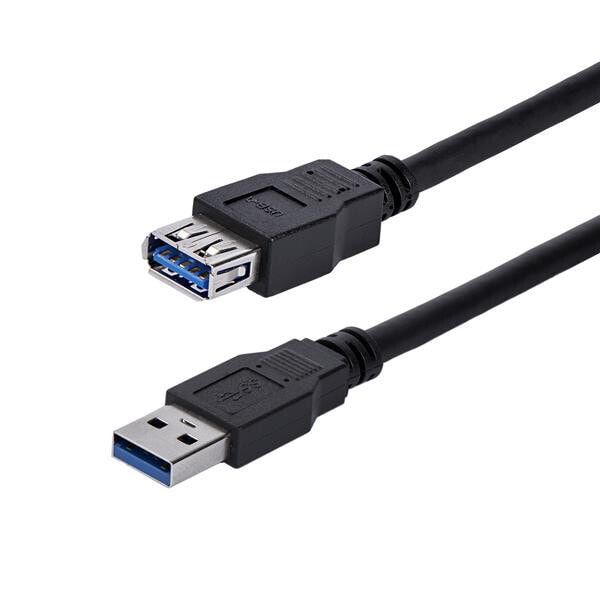 StarTech.com USB3SEXT1MBK USB кабель 1 m 3.2 Gen 1 (3.1 Gen 1) USB A Черный