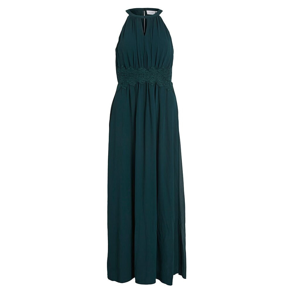 VILA Milina Halter Sleveless Long Dress