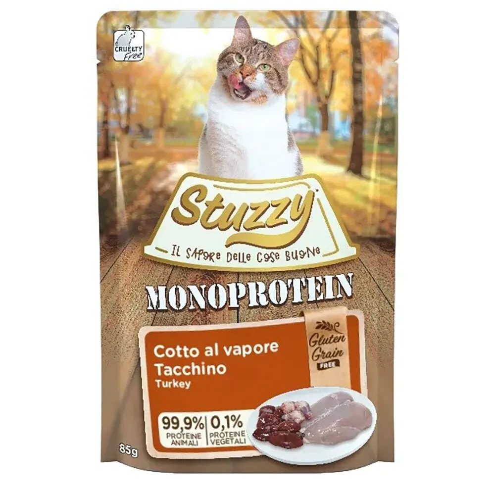 STUZZY Monoprotein turkey wet cat food 85g