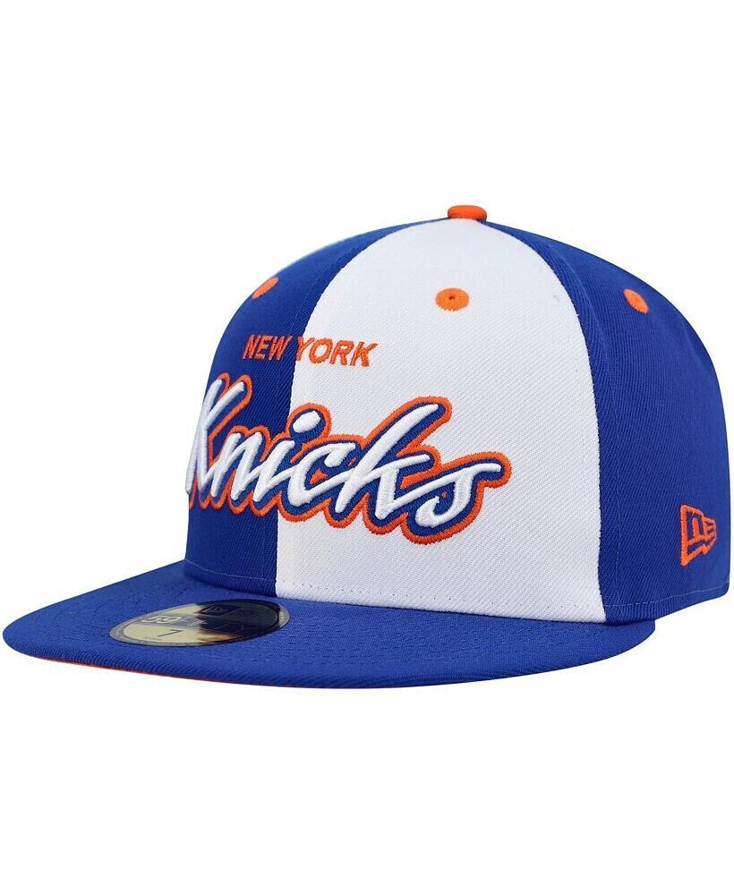 Men's Blue, White New York Knicks Griswold 59Fifty Fitted Hat