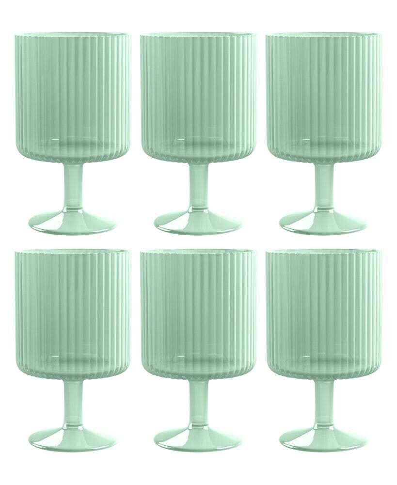 TarHong polypropylene Mesa Goblet Set of 6