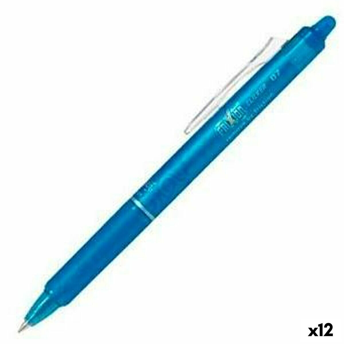 Pen Pilot Frixion Clicker Erasable ink Blue 0,4 mm 12 Units