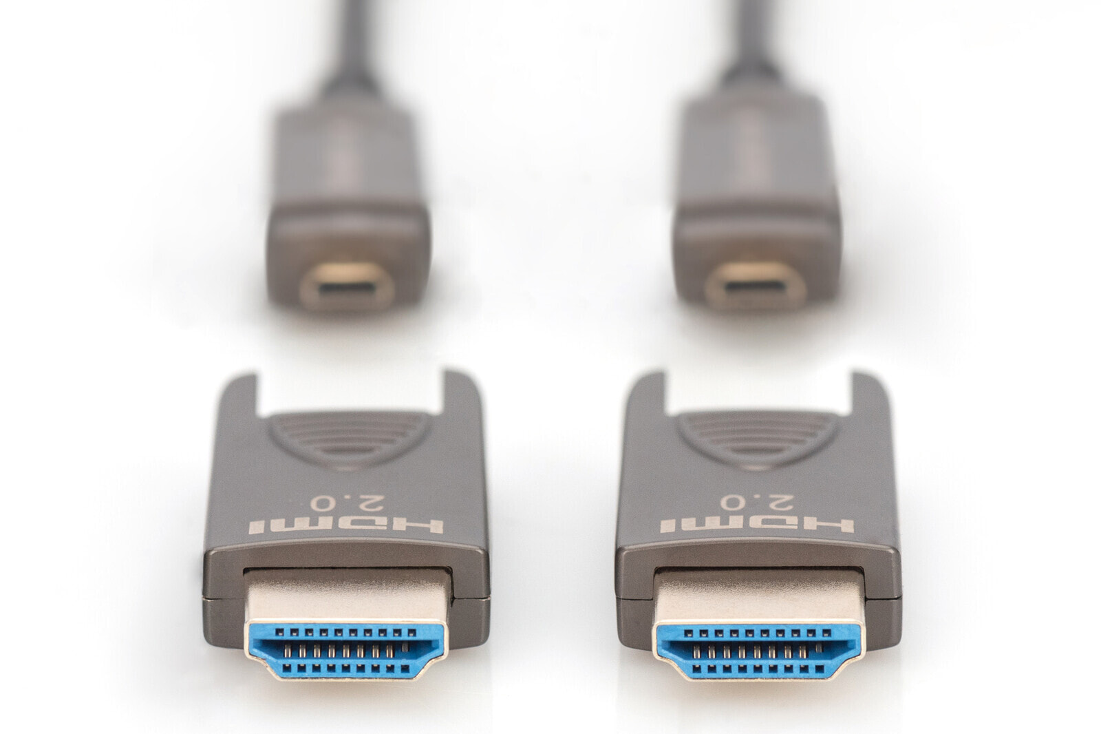 4K - HDMI® AOC Hybrid Fiber Optic Cable with 15m removable plug