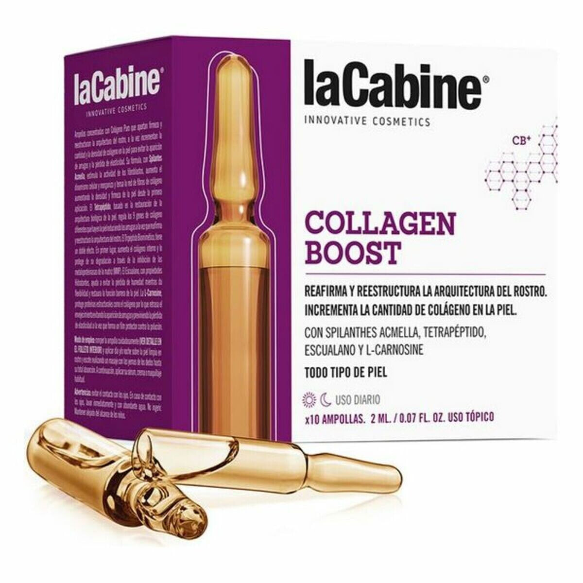 La Cabine Collagen Boost Концентрированная сыворотка с коллагеном для повышения упругости и разглаживания морщин 10 x 2 мл