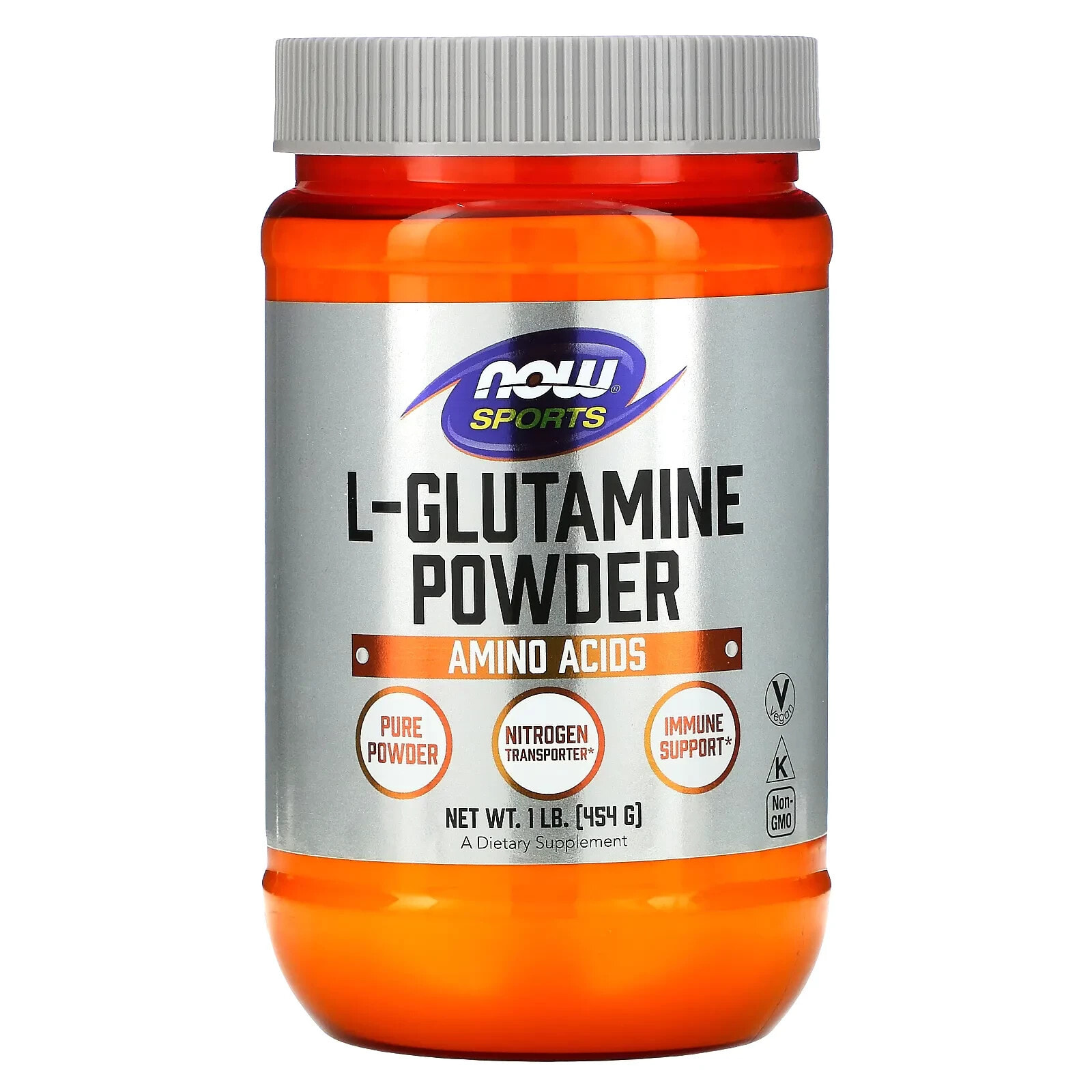 Sports, L-Glutamine Powder, 1 lbs (454 g)