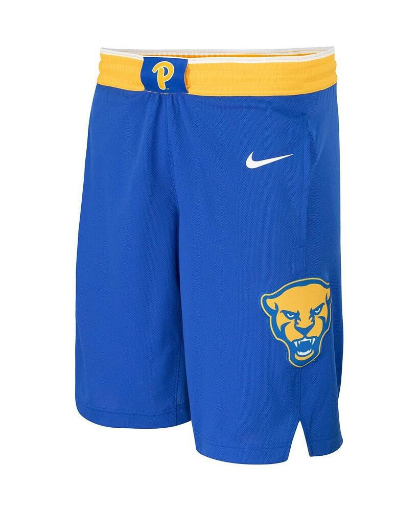 Nike men's Royal Pitt Panthers Team Logo Replica Basketball Shorts