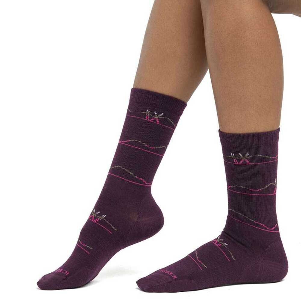 ICEBREAKER Lifestyle Ultralight Ski Merino Crew Socks