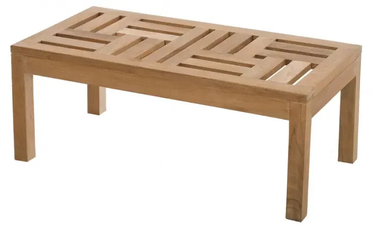 Garten-Couchtisch 100 x 50 cm Teakholz